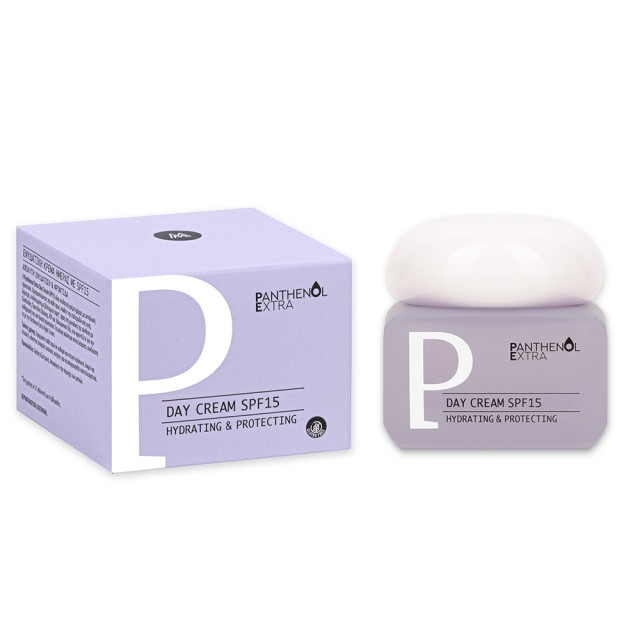 Panthenol Extra Day Cream Νew Formula Κρέμα Προσώπου για Ενυδάτωση με SPF15  50ml