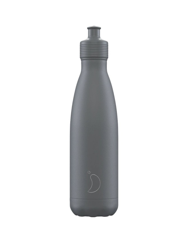 Chillys Original Sport Bottle 500ml, Monocrome Grey