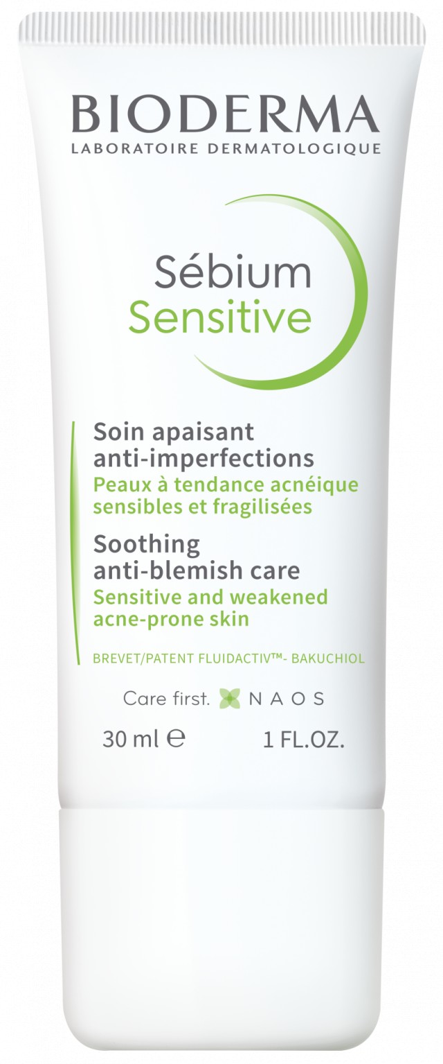 Bioderma Sebium Sensitive Καταπραΰνει, Ενυδατώνει & Εξαλείφει τα Σπυράκια 30ml