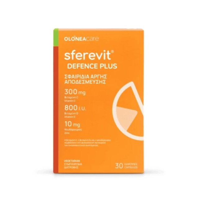 Olonea Sferevit Defence Plus Συμπλήρωμα Διατροφής με 300mg Βιταμίνη C & 800iu Βιταμίνη D 30caps