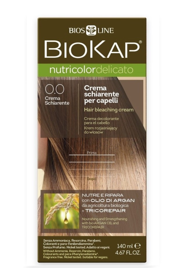 Biokap N0.0 Hair Bleaching Cream, Ξανθιστική Κρέμα 140ml