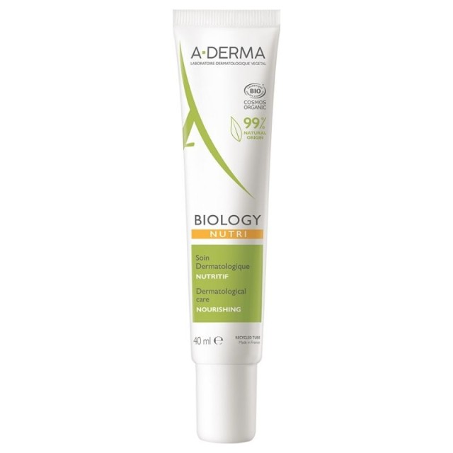 A-Derma Biology Nutri Soin Dermatologique Nutritf, Δερματολογική Φροντίδα Θρέψης 40ml