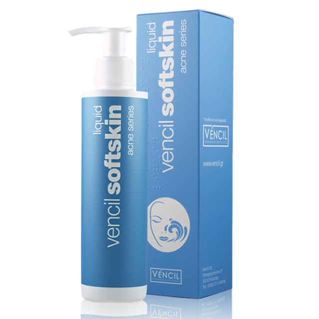 Vencil Softskin Liquid Υγρό Καθαρισμού για Μεικτά & Λιπαρά Δέρματα 200ml