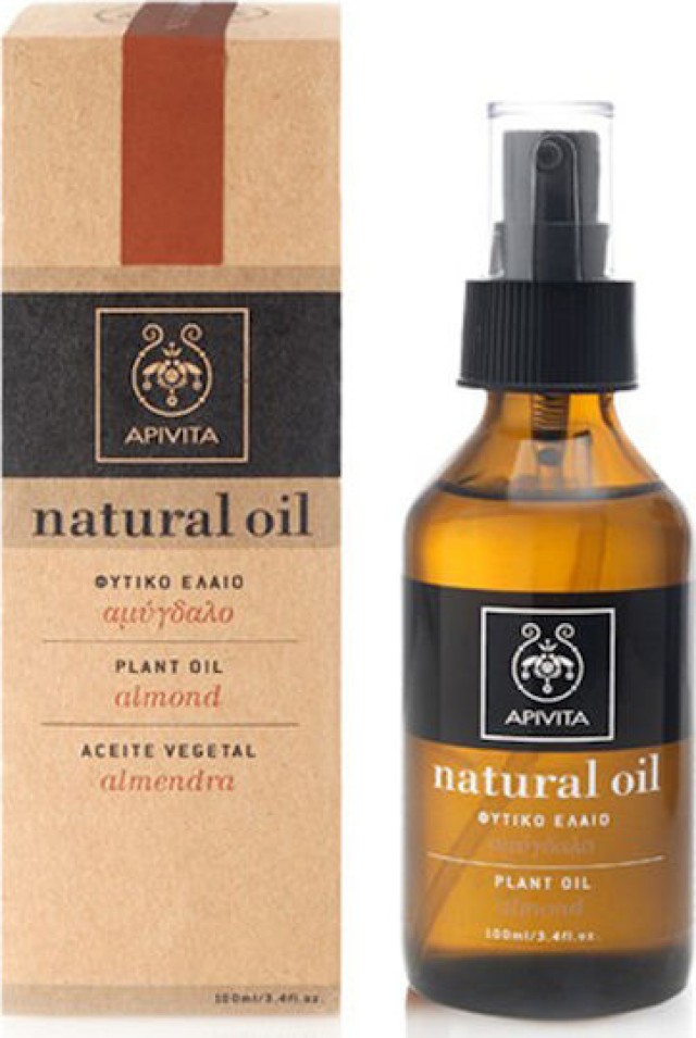 Apivita Natural Oils Φυτικό Έλαιο με Αμύγδαλο 100ml