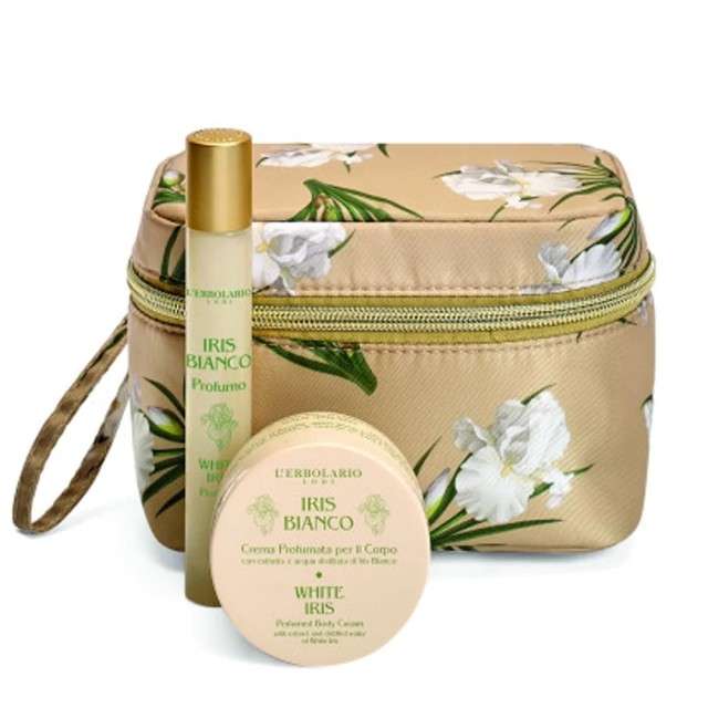 LErbolario Iris Bianco Limited Edition Mini Beauty Case Άρωμα 15ml & Κρέμα Σώματος 75ml