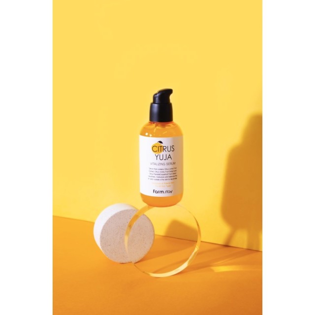 FarmStay Citrus Yuja Αναζωογονητικός ορός προσώπου 100 ml