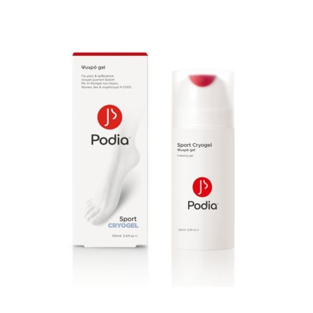 Podia Sport Cryogel 100ml, Ψυχρό Τζελ Κατά των Ενοχλήσεων σε Μύες & Αρθρώσεις