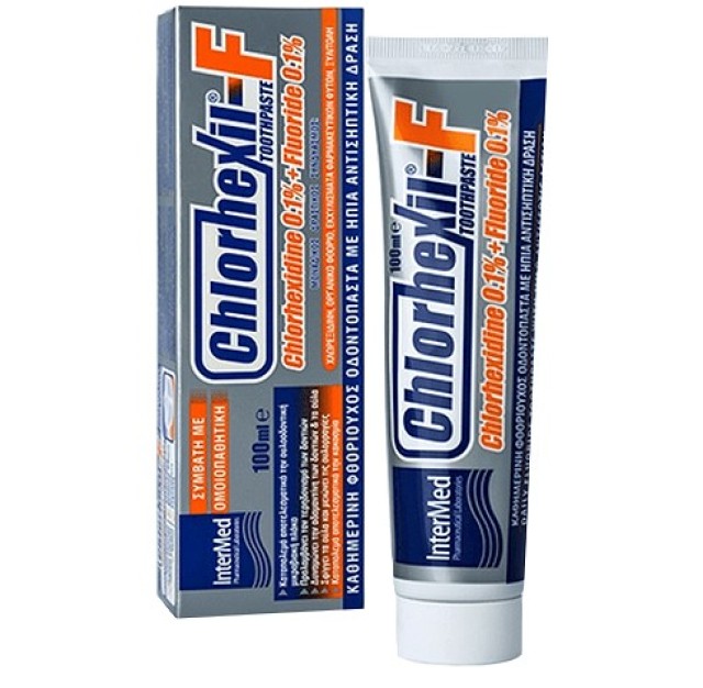 Intermed Chlorhexil-f Toothpaste, Οδοντόπαστα 100ml