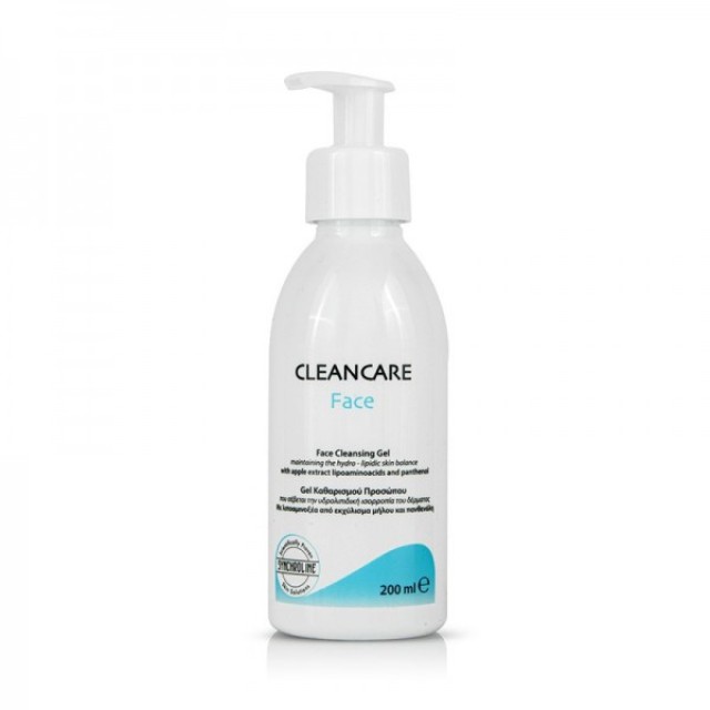 Synchroline Cleancare Face Cleansing Gel, Τζελ Καθαρισμού Προσώπου 200ml