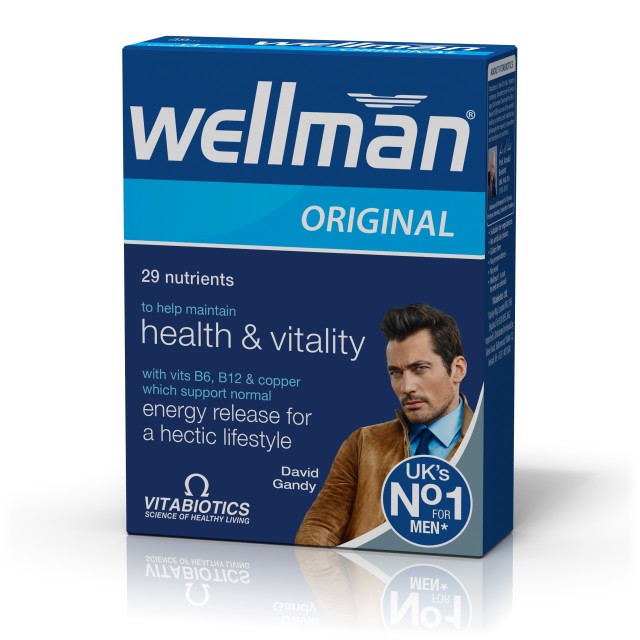 Vitabiotics Wellman Original Πολυβιταμίνη για Άνδρες 30tabs