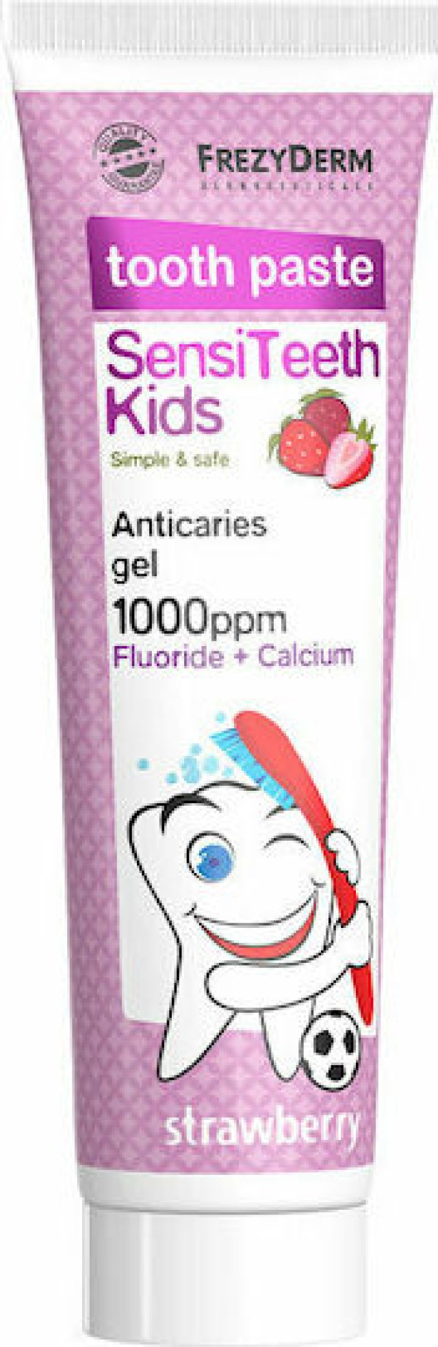 Frezyderm Kids Sensiteeth Toothpaste, Οδοντόκρεμα για Παιδιά 1000ppm 50ml