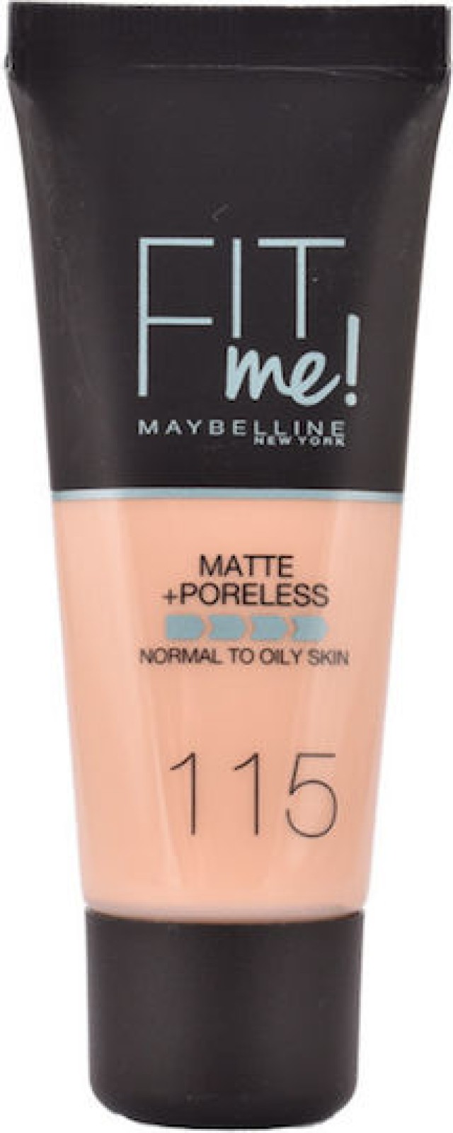 Maybelline Fit Me Matte + Poreless Liquid Make Up 115 Ivory 30ml