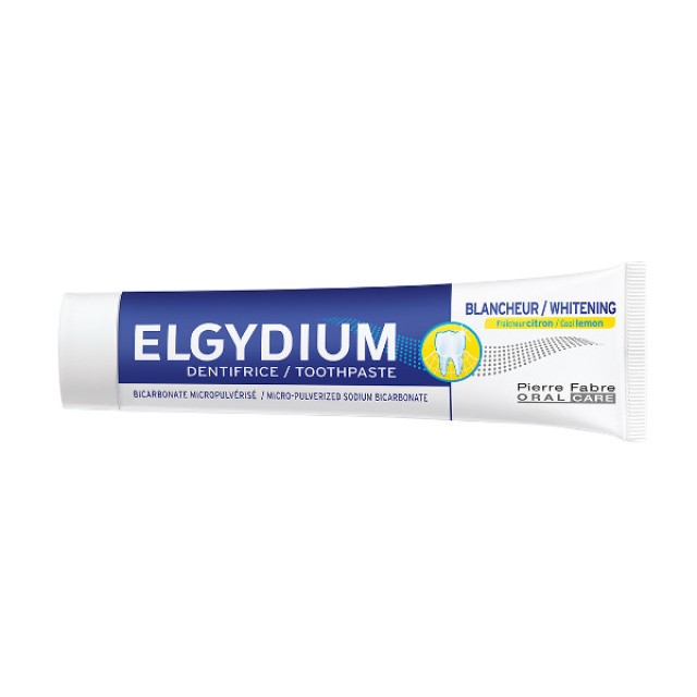 Elgydium Whitening Cool Lemon, Λευκαντική Οδοντόπαστα 75ml