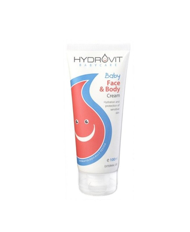 Hydrovit Baby Face & Body Cream 100ml Κρέμα Προσώπου Και Σώματος Για Ενυδάτωση Και Προστασία Της Ευαίσθητης Βρεφικής Επιδερμίδας 