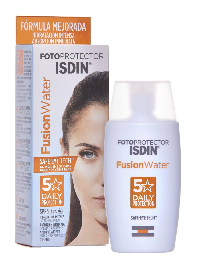  ISDIN Fotoprotector Fusion Water SPF50 Ανάλαφρης Υφής Αντηλιακό Προσώπου 50ml