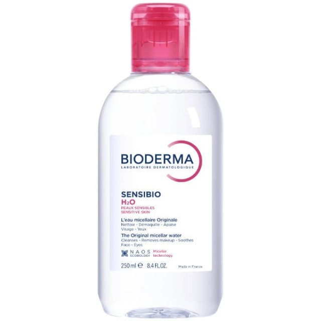 Bioderma Sensibio H2O Νερό Καθαρισμού Micelllaire Καταπραΰνει & Καθαρίζει από Μακιγιάζ & Ρύπους 250ml