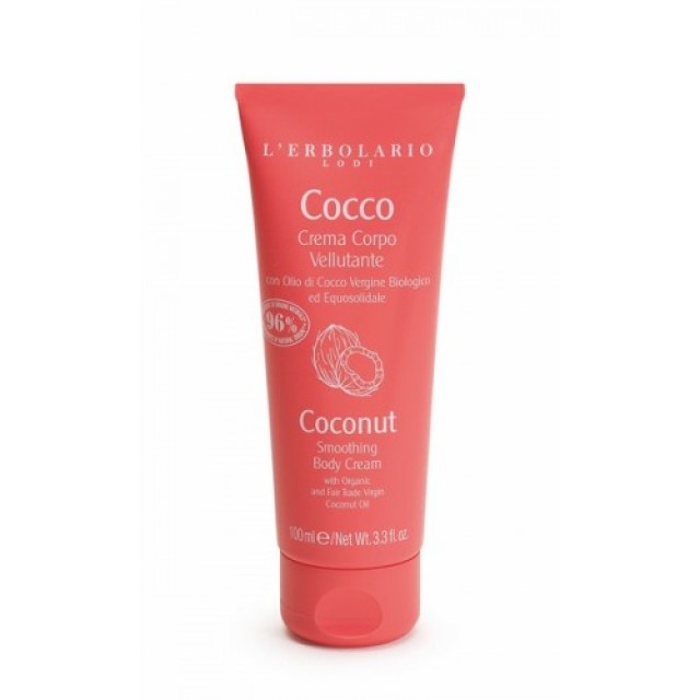 L Erbolario Coconut Body Cream, Βελούδινη Κρέμα Σώματος 100ml