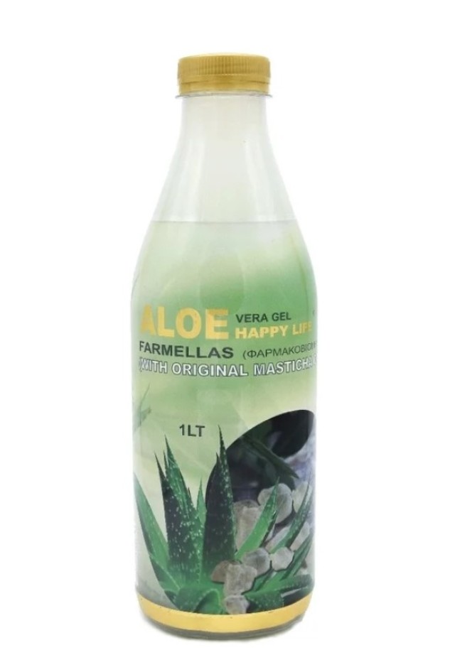Medichrom Aloe Vera Gel Happy Life 1lt με Μαστίχα Χίου