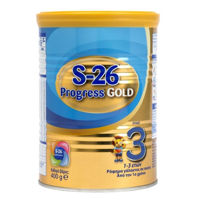 S-26 Progress Gold 3 Ρόφημα Γάλακτος σε Σκόνη, Από 1-3 Ετών 400gr