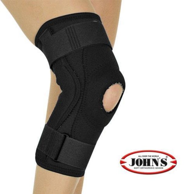 Johns Νάρθηκας Γόνατου Runners M (35-38cm) BLACK 120135