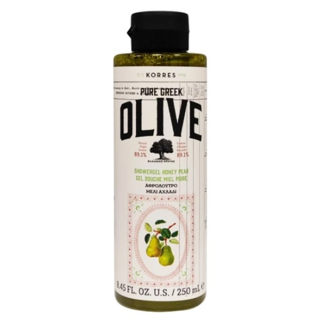 Korres Olive, Αφρόλουτρο με Μέλι Αχλάδι 250ml