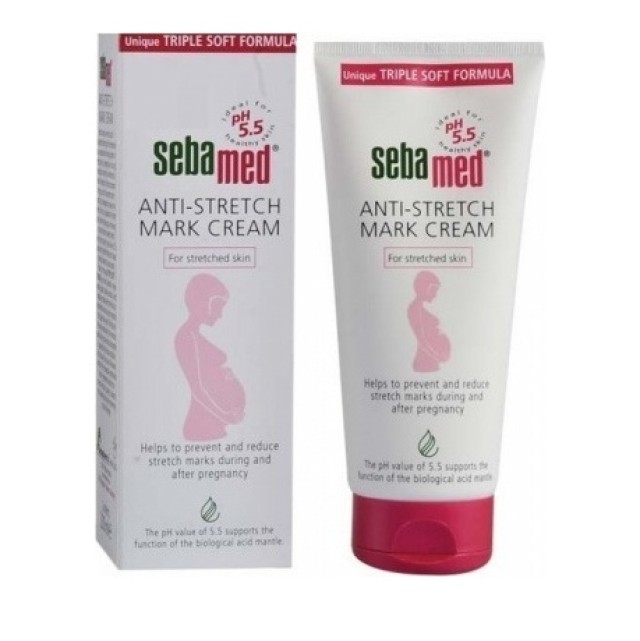 Sebamed Anti-Stretch Mark Cream, Αποτρέπει τον Σχηματισμό Ραγάδων & Μειώνει τις Υπάρχουσες 200ml