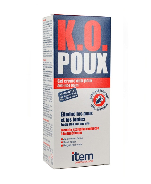 Inpa Item K.O Poux, Αμεση Αντιφθειρική Θεραπεία με τη Μέθοδο της Ασφυξίας 100ml