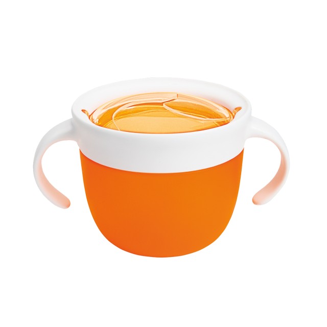 Munchkin Snack Catcher, Παιδικό Κύπελλο για Σνακ, Χρώμα Πορτοκαλί 266ml