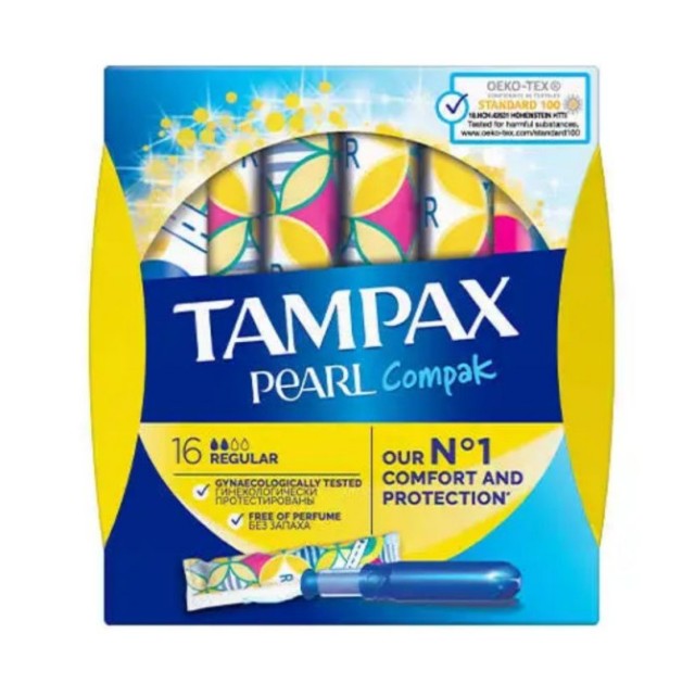 Tampax Pearl Compak 16 Τεμάχια