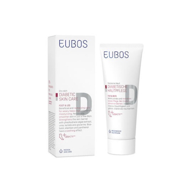 Eubos Diabetic Skin Care Foot & Leg Κρέμα για Διαβητικά Πόδια 100ml