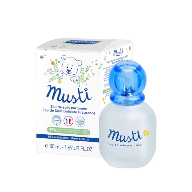Mustela Musti Eau de Soin, Διακριτικό Άρωμα για Βρέφη & Παιδιά 50ml
