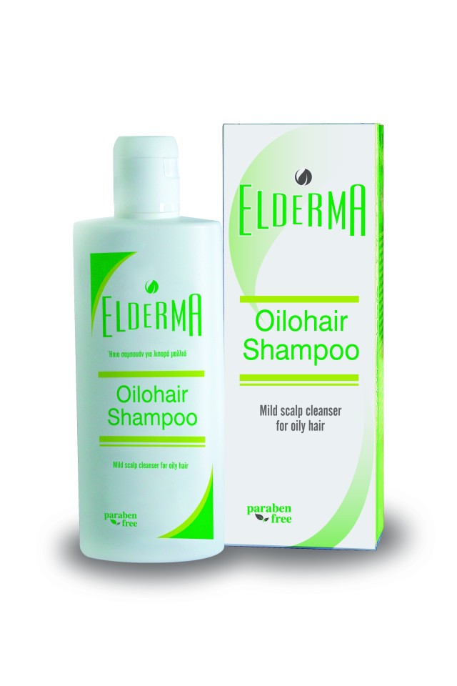 Elderma Oilohair Shampoo, Ήπιο Σαμπουάν για Λιπαρά Μαλλιά 200ml