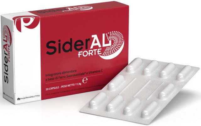 Sideral Forte 20 κάψουλες Για την Αντιμετώπιση Περιπτώσεων Έλλειψης Σιδήρου