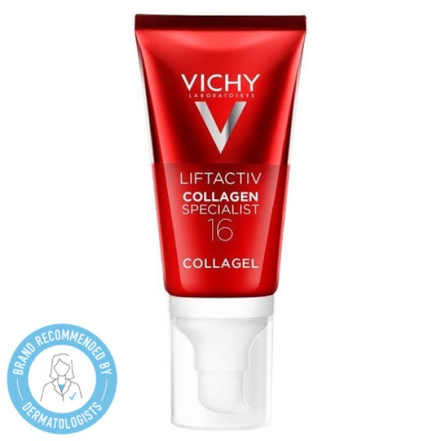 Vichy Liftactiv Collagen Specialist 16 Collagel Glow Boosting Τονωτικό Gel Προσώπου για Λάμψη & Ενίσχυση του Κολλαγόνου 50ml