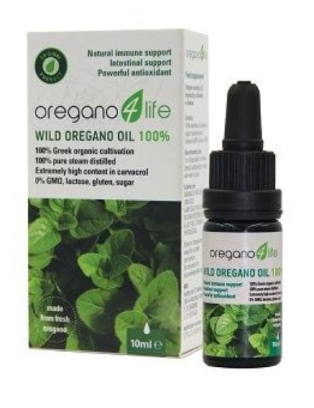 Oregano 4 life Wild Oregano Oil Αιθέριο Έλαιο Ρίγανης 100% Βιολογικά Καλλιεργούμενης στην Ελλάδα 10ml