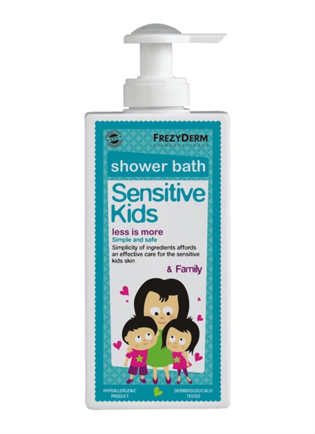 Frezyderm Sensitive Kids Shower Bath Ενυδατικό Αφρόλουτρο 200ml