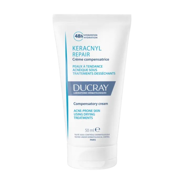Ducray Keracnyl Repair Creme Κρέμα Προσώπου για Δέρμα με Τάση Ακμής 50ml