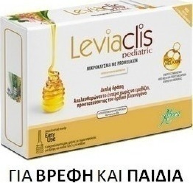 Aboca Leviaclis Pediatric 6x5gr (Βρεφικά - Παιδικά Μικροκλύσματα Μελιού)