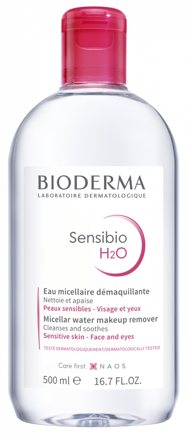 Bioderma Sensibio H2O Νερό Καθαρισμού Micelllaire Καταπραΰνει & Καθαρίζει από Μακιγιάζ & Ρύπους 500ml