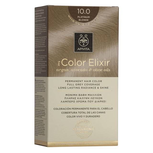 Apivita Βαφή Μαλλιών My Color Elixir Κατάξανθο/Platinum Blonde No 10.0