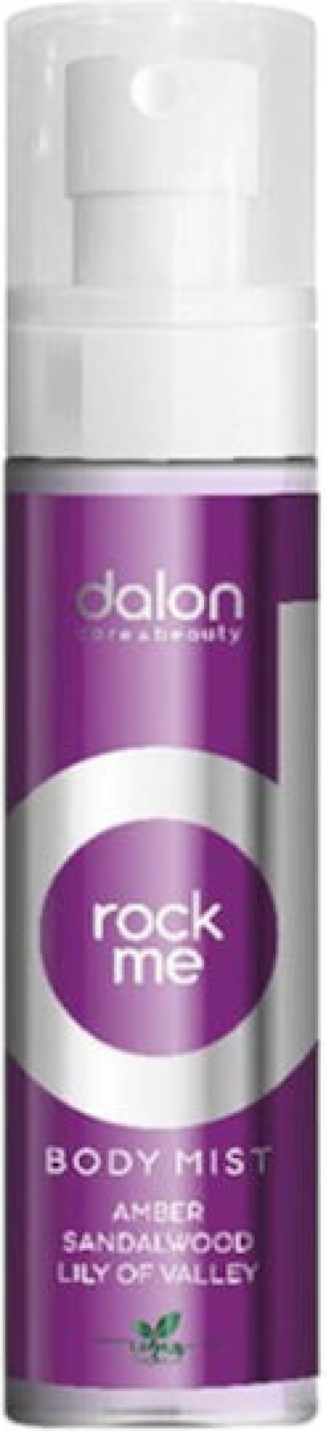 Dalon Rock Me Body Mist με Νότες Σανταλόξυλου & Κρίνου Συνδιασμένες με Κεχριμπάρι & Ροζ Πιπέρι 100ml
