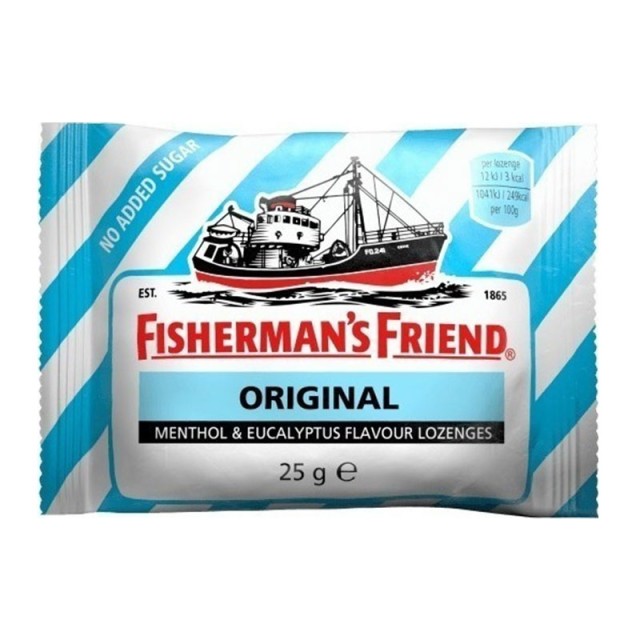Fishermans Friend Original, Καραμέλες Χωρίς ζάχαρη,25gr