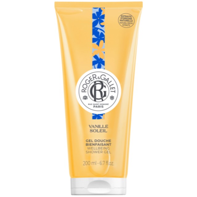 Roger&Gallet Vanille Soleil Shower Gel Αναζωογονητικό Αφρόλουτρο 200ml
