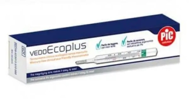 Pic Solution Vedoecoplus Θερμόμετρο Οικολογικό Με Μεγεθυντικό Φακό 1τεμάχιο