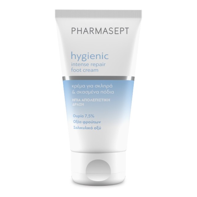 Pharmasept Intensive Foot Cream, Κρέμα Ποδιών με Υαλουρονικό οξύ & AHA 75ml