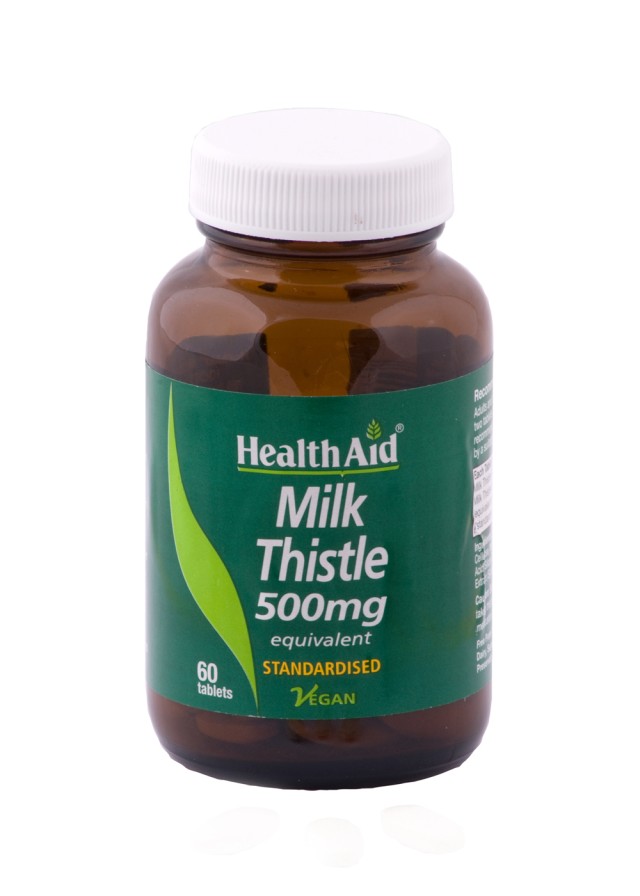 Health Aid Milk Thistle 500mg, Φυτικό Συμπλήρωμα 30 Ταμπλέτες