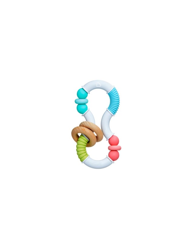Munchkin Sili Twisty Teether 3m+ Μασητικό με Πολλαπλές Υφές 1 Τεμάχιο