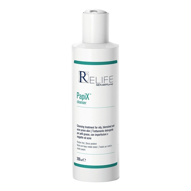 Relife Papix Cleanser Προϊόν Καθαρισμού για Λιπαρά Δέρματα 200ml