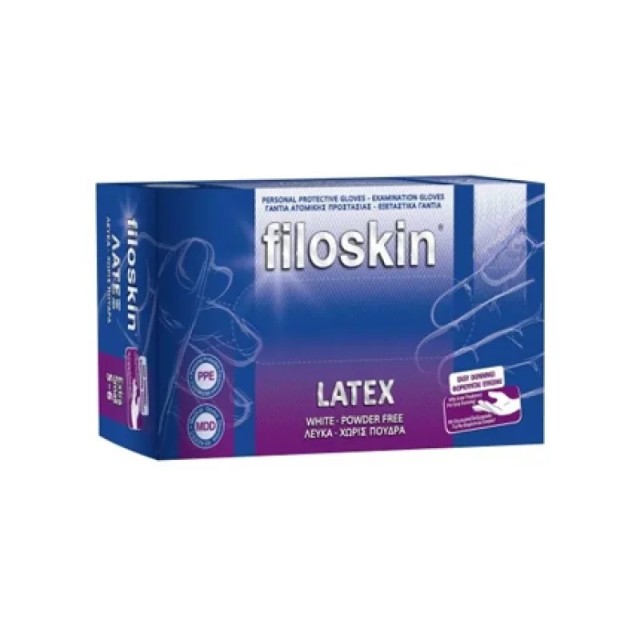 Filoskin Γάντια Latex Χωρίς Πούδρα X-Large 100τμχ
