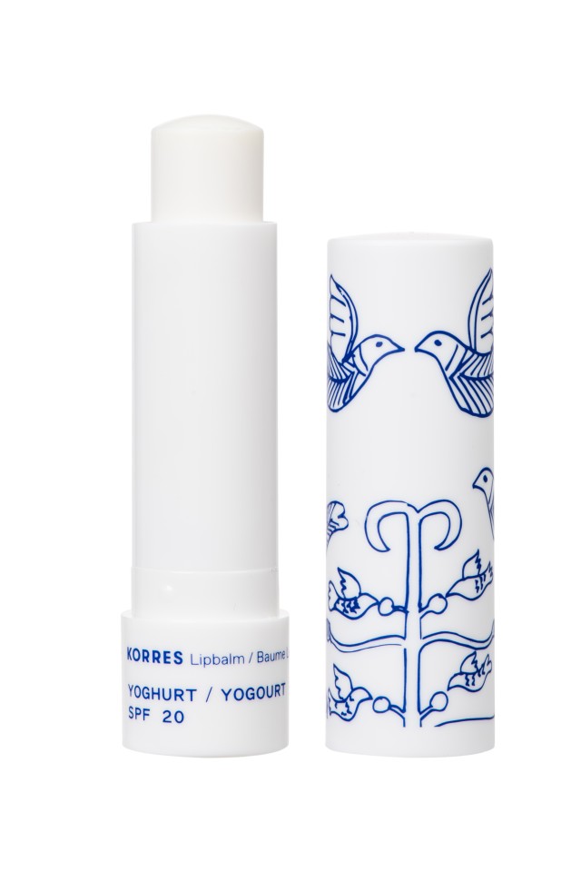 Korres Lip Balm Yoghurt SPF20, Ενυδατικό για τα Χείλη 4,5gr